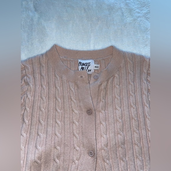 Pink Princess Polly Savana Cropped Cardigan - Picture 5 of 6
